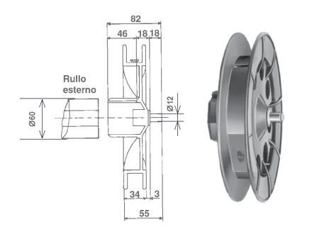 pvc oltre 4,00 mq si prevede riduttore da 40 kg - Per tapparelle in pvc oltre 5,50 mq si prevede