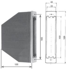 Cassetta in plastica per avvolgitore semincasso 83PAN 83CSI Modello