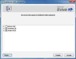 Scegliere una cartella in cui salvare il file PrnInst. Si consiglia di salvarlo sul desktop. 9. Al termine del download, chiudere il Printer & Profile Download Manager.