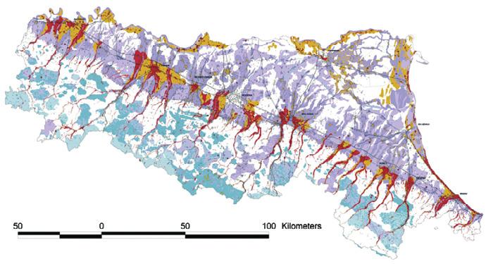 Figura 2 - Schema direttore della Pericolosità Geoambientale, Tav.