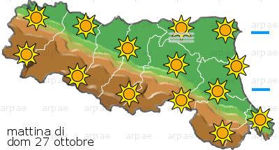 bollettino meteo regionale regional weather forecast Stato del tempo: sulle zone di. cielo in prevalenza sereno con modesto aumento della nuvolosità in serata per nubi alte di scarsa consistenza.