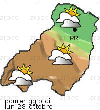 bollettino meteo per la provincia di Parma weather forecast for the Parma province Temp MAX 21 C 18 C Vento Wind 14km/h 22km/h Temp. min 11 C 10 C Temp MAX 18 C 14 C Vento Wind 12km/h 23km/h Temp.