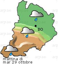 bollettino meteo per la provincia di Bologna weather forecast for the Bologna province Temp MAX 22 C 19 C Vento Wind 13km/h 16km/h Temp. min 11 C 8 C Temp MAX 19 C 16 C Vento Wind 17km/h 18km/h Temp.