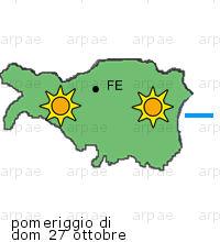 bollettino meteo per la provincia di Ferrara weather forecast for the Ferrara province costa coast Temp MAX 22 C 22 C Vento Wind 13km/h 12km/h costa coast Temp.