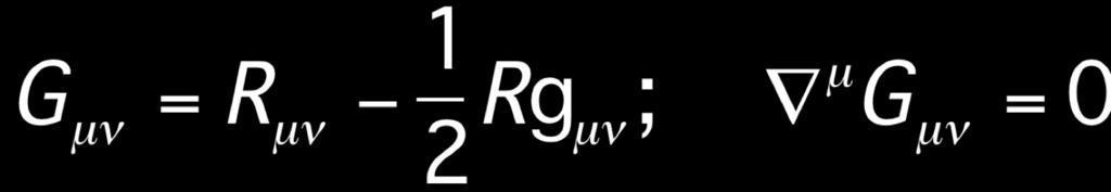 La traccia del tensore di Ricci e detta scalare di Ricci Tensore e scalare di Ricci contengono tutta l informazione ralative alle tracce del tensore di Riemann.