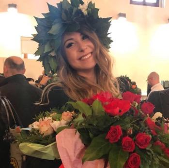 traguardo appena raggiunto della laurea!