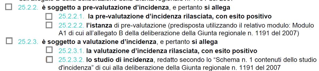 E stato riformulato il quadro 26 Fascia di rispetto cimiteriale, ed in