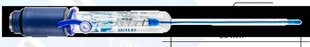 Bettrolita: Lunghezza terminate: Ceramico Ag/AgCI cartridge KCl3M 100 mm 12 mm/6mm l I 100mm 06mm SEMIMICRO o.