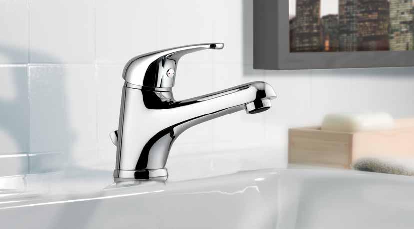 LEVE DISPONIBILI AVAILABLE LEVERS EPIC 1 E1 EPIC 2 E2 EPIC 3 E3 EPIC 5 E5 12 cm 11 cm 4,5 cm 393/E2 Miscelatore monocomando lavabo con scarico. Single-lever basin mixer with pop-up waste.