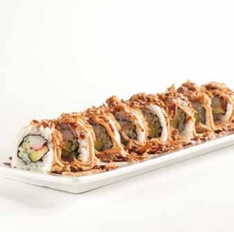 salsa terriyaki roll di riso farciti con salmone e avocado roll di riso