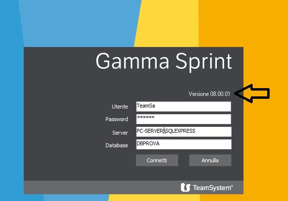 Gamma Sprint Setup GS_08_00_01_build_1402 La presente patch dev essere installata solo in presenza della seguente versione: COMUNICAZIONE IMPORTANTE Gentile Cliente, nel ricordarle l importanza di