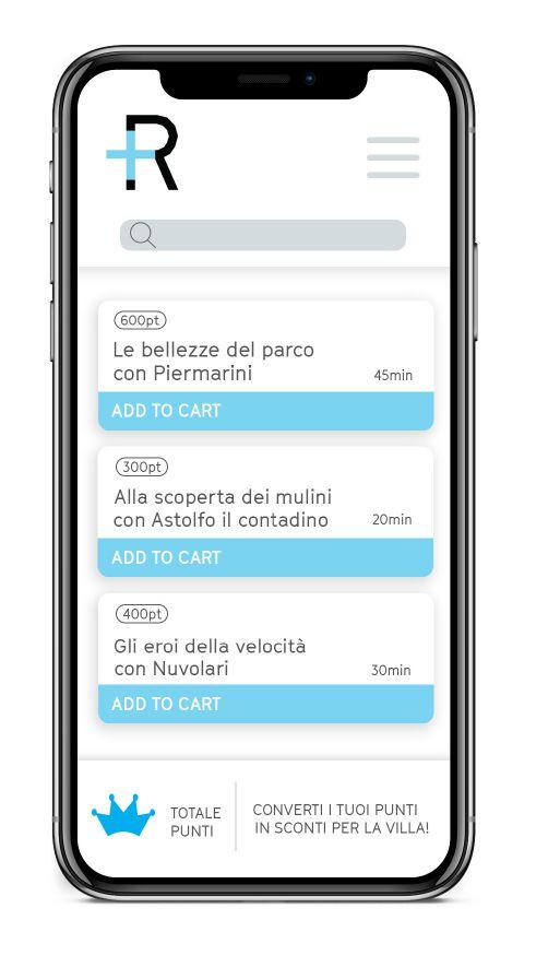 Dall App si potranno selezionare i percorsi di visita, che verranno fruiti proprio