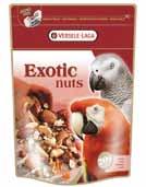 Pappagalli Exotic Fruit - 600 g P421781 Pappagalli Exotic Fruit Mix - 15 Kg sacco P421810 Pappagalli Exotic Nuts Miscela di semi selezionati arricchita con frutta esotica, peperoncino, pinoli e vari
