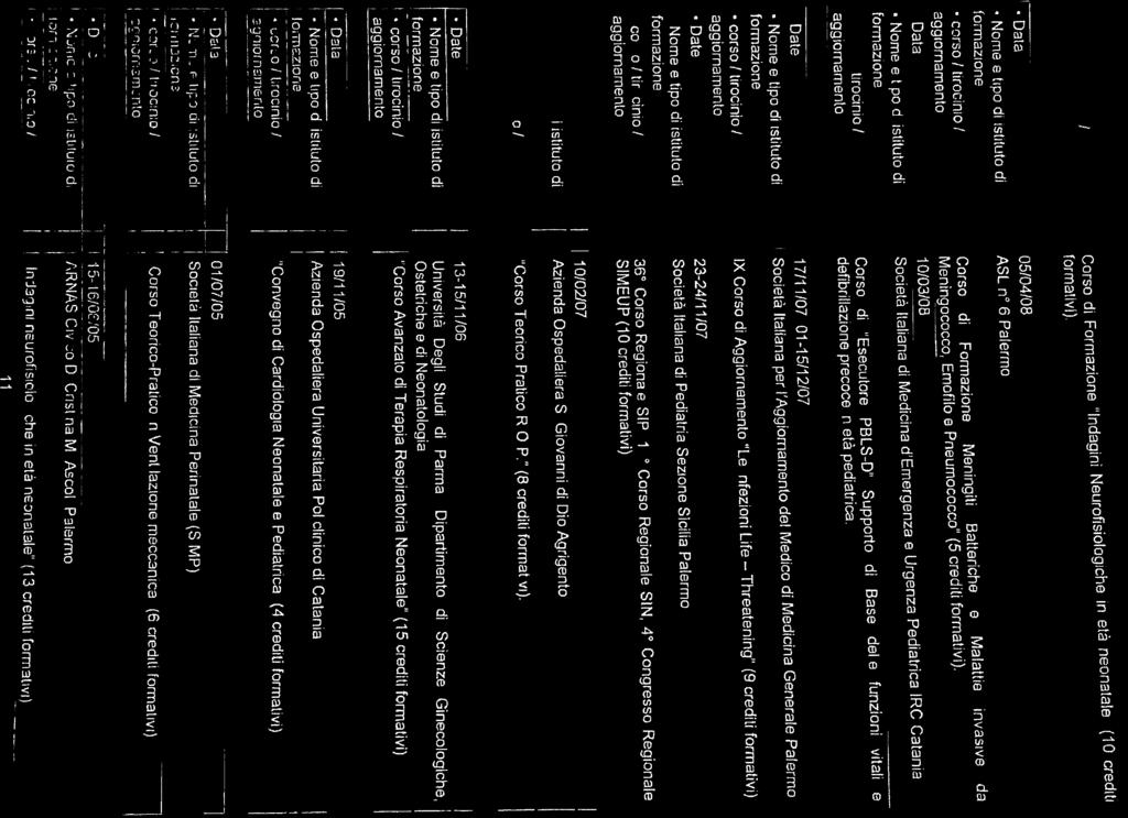 fonnaztone i Corso di Formazione'ndagKìTNeurofisJoogiche in età neonataie" (10 crediti formativi).