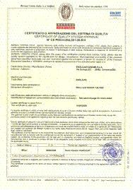 IQNET Certificato