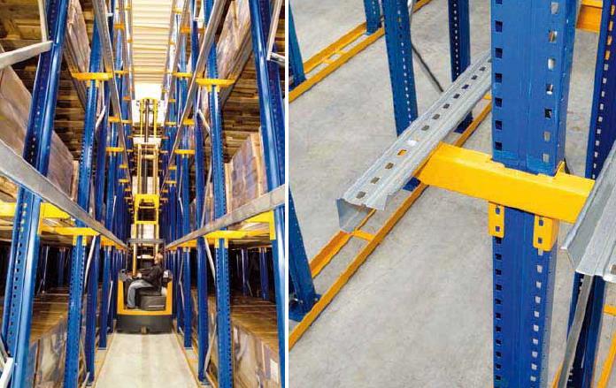 3.3 Le soluzioni: Scaffalature passanti e Scaffalatura tradizionale In considerazione dell ipotetico utilizzo all interno del magazzino di unità di carico sostenute da Europallet si possono stilare