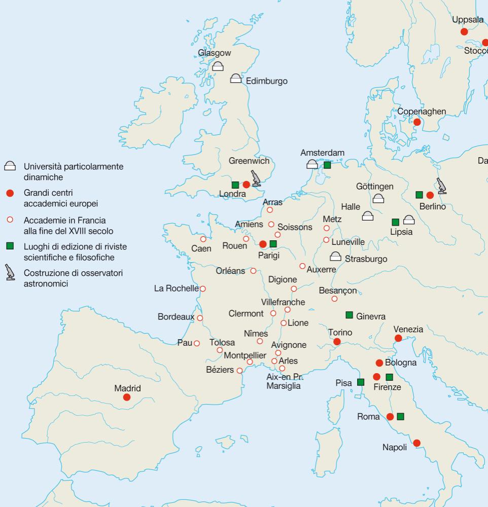 La diffusione Le idee nascono in INGHILTERRA, ma l Illuminismo si sviluppa pienamente in FRANCIA. Da lì si diffonderà in tutta Europa e il francese diventerà la lingua della cultura.