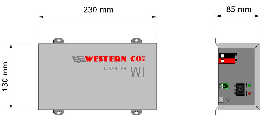 User Manual EN MECHANICAL FEATURES ELECTRICAL FEATURES Enclosure INVERTER Pic.