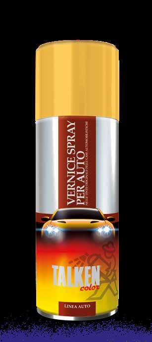 Vernice Spray per Auto È una vernice speciale nitroacrilica a rapida essiccazione. Prodotta nelle tinte originali delle case automobilistiche nasce per il ritocco e la verniciatura della carrozzeria.