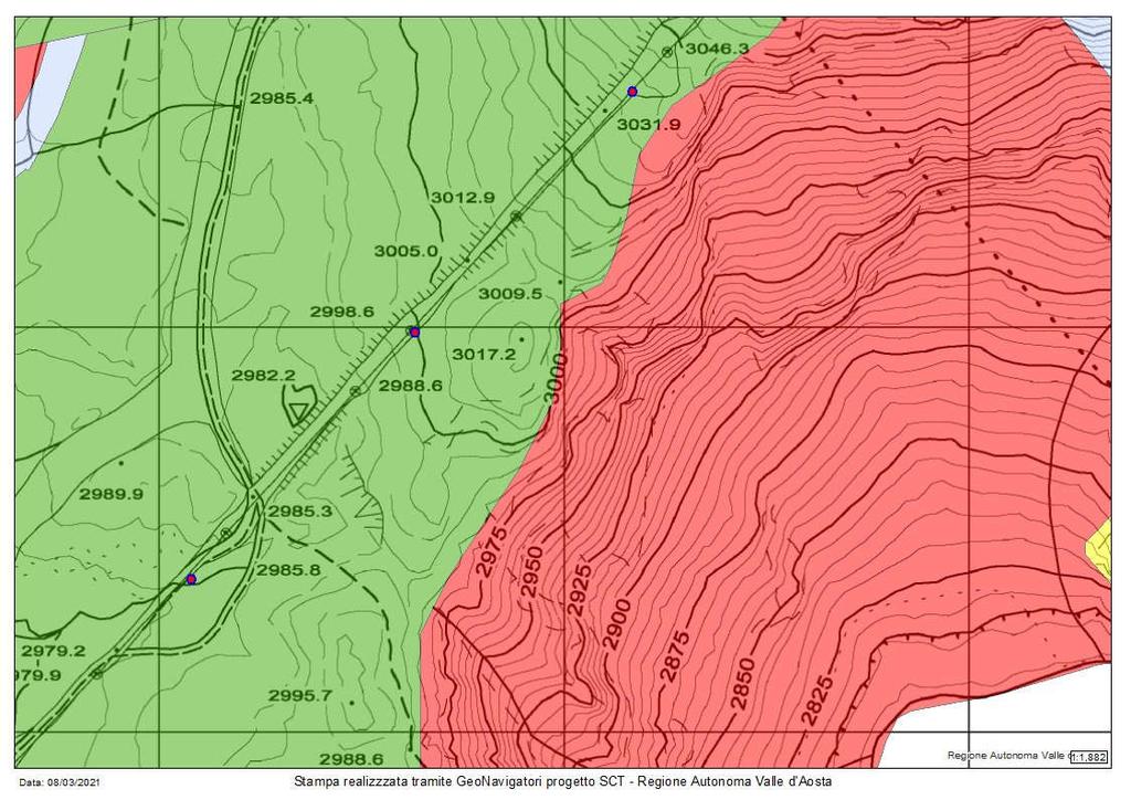 Come evidenziato nella relazione geotecnica, i carichi imposti dal plinto di fondazione sono ampiamento compatibili con le caratteristiche geotecniche e geomeccaniche dei terreni di fondazione.