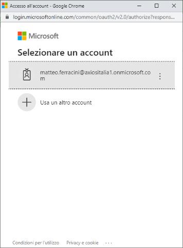 ACCESSO CON UTENTE MICROSOFT Per effettuare l accesso con l utente Microsoft, basterà cliccare sul proprio nome in alto a destra e selezionare la voce Login Microsoft.