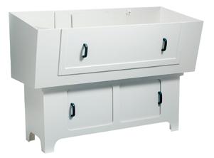 per vasca HARMONY G403 Work top for bathtub HARMONY G403 PVC bianco