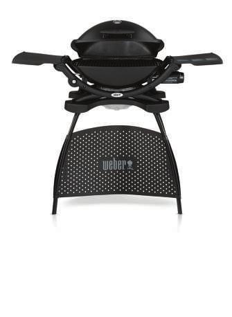 950 punti Barbecue - WEBER Barbecue a gas con braciere, stand e coperchio in ghisa di alluminio, griglia di cottura 54x39 cm smaltata