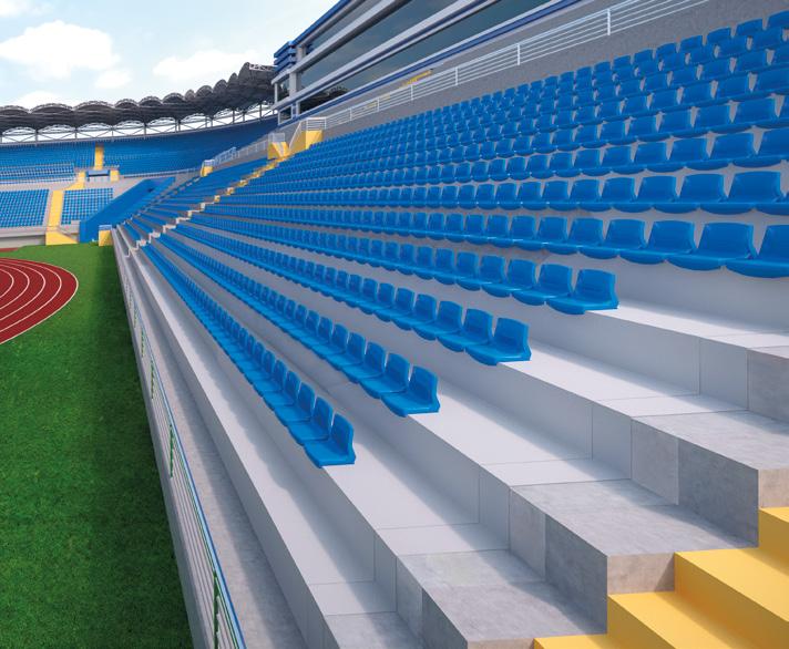 IN ERBA NATURALE E IBRIDA AD ELEVATO CALPESTIO - STADI SOLUTIONS FOR NATURAL AND HYBRID GRASS MAPESOIL GF SYSTEM SOLUTIONS FOR HIGH FOOTBALL AREAS - STADIUM MAPECOAT TNS TRIBUNE Sistema per la