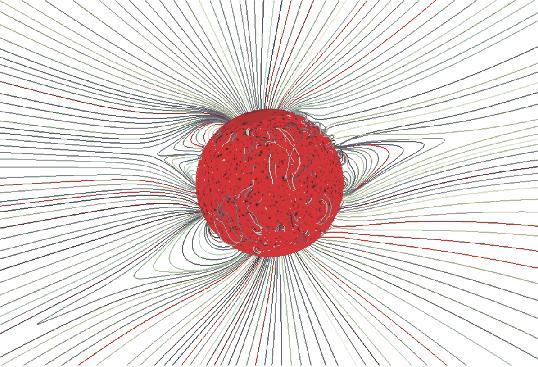 La corona solare La struttura della corona è dominata dagli intensi campi magnetici Campi magnetici: ~ 10 3