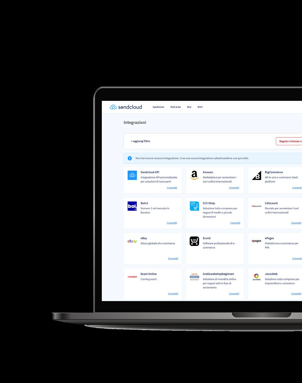 Per chi è Sendcloud? Sendcloud é la piattaforma all-in-one n 1 in Europa per gestire le spedizioni e-commerce. Già 15.