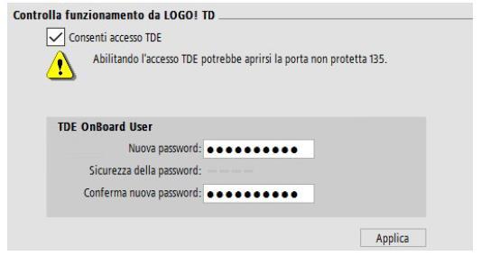 Questa password si può attivare o disattivare in modo semplice tramite le Impostazioni online della CPU: Strumenti - Trasferisci - Impostazioni comando accesso, e servirà per la connessione online