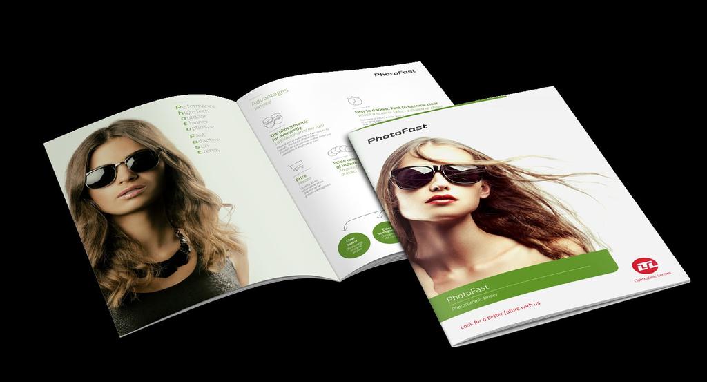 Brochure A clear and complete brochure to propose your products and services. From 8 to 12 pages bound and stapled.