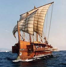 I COMBATTIMENTI IN MARE All inizio i Romani non sono navigatori e non sanno combattere in nave ma per combattere contro i Cartaginesi