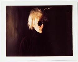Andy Warhol, Self-portrait in Fright Wig, 1986, Polaroid, 10.8 x 8.