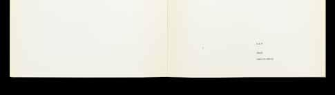 16. BROUWN Stanley (Paramaribo, Suriname 1935 - Amsterdam 2017), 1000 m 879 mm, Amsterdam, Art & Project, 1978, 15x15 cm, brossura con lievi bruniture, pp.