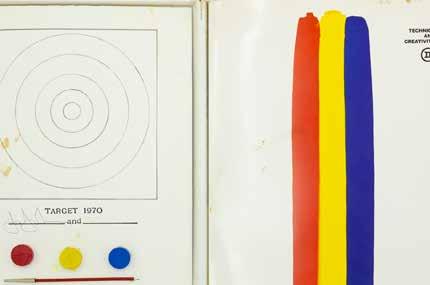 29. JOHNS Jasper (Augusta 1930) - CASTLEMAN Riva, Technics and Creativity. Gemini Gel. With an Essay by Riva Castleman, New York, Museum of Modern Art, 1971, 27x22,5 cm.