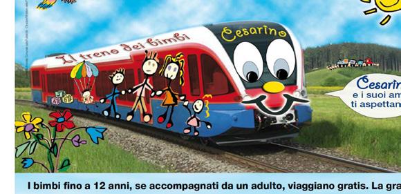 Sabato 28 maggio u Stazione, Viale Europa Unita CESARINO IL TRENO DEI BAMBINI (Udine-Cividale) Partenza del treno dei bimbi Cesarino (un vagone di risate) dalle ore 15 (i minori di 12 anni viaggiano