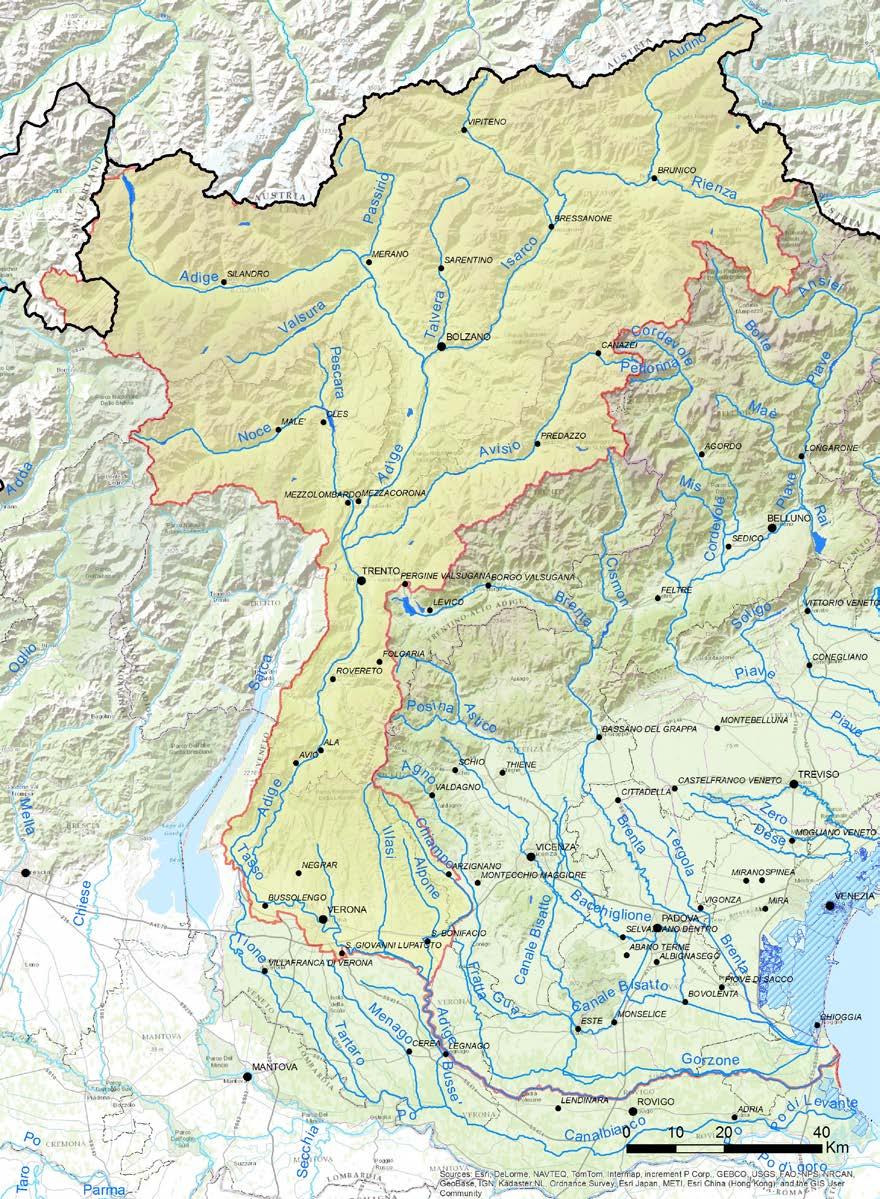 4.1. UoM Adige (bacino del fiume Adige) Figura 4.