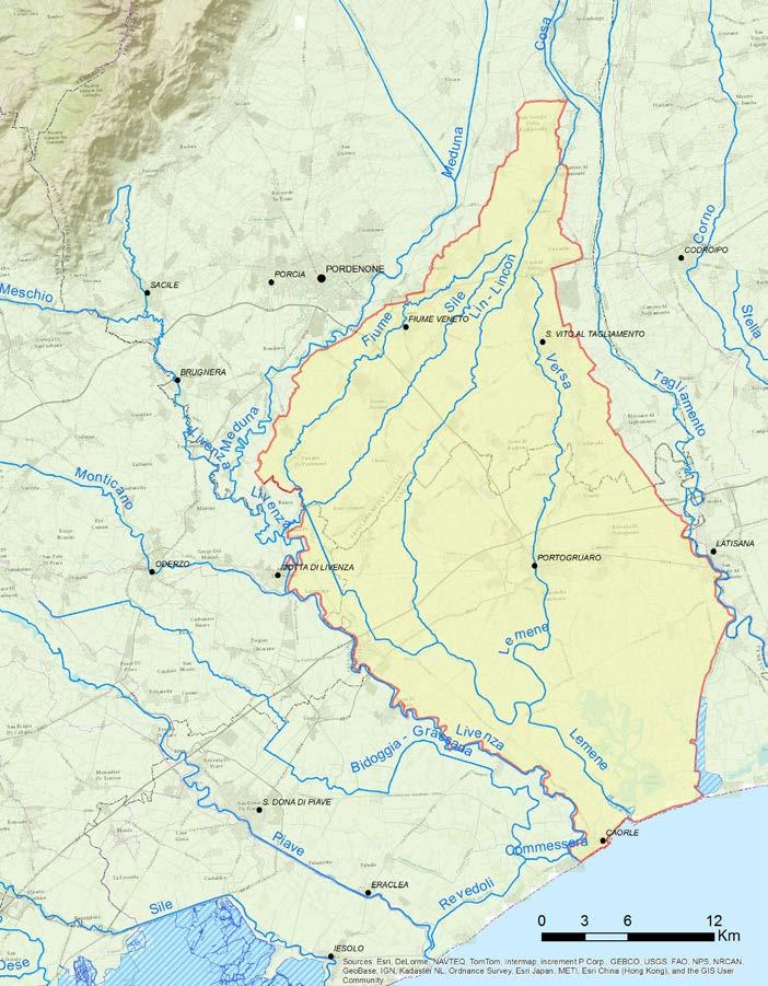 4.4. UoM Lemene (bacino del fiume Lemene) Figura 4.4- Il bacino del Lemene Nel bacino del fiume Lemene (Figura 4.