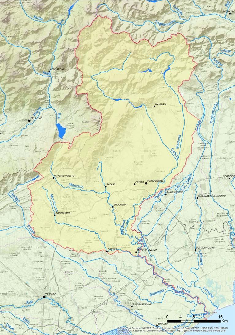 4.5. UoM Livenza (bacino del fiume Livenza e bacino della pianura fra Piave e Livenza) Figura 4.