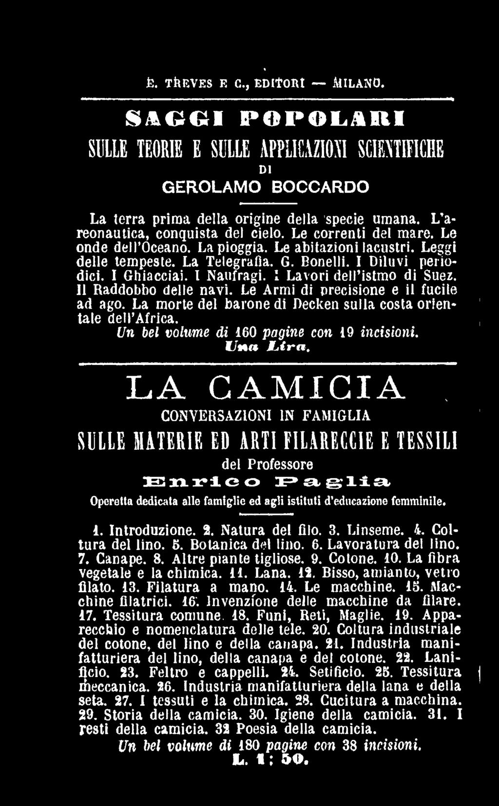 I Lavori dell istmo di Suez. 11 Raddobbo delle navi. Le Armi di precisione e il fucile ad ago. La morte del barone di Decken sulla costa orientale dell Africa.