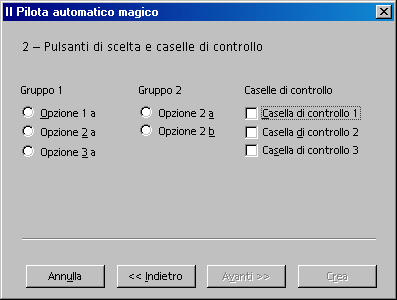 cui è possibile assegnare i gestori di eventi agli elementi di controllo.