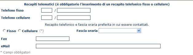 La pagina di Anagrafica (fig.