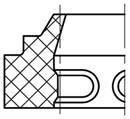 AE 47 Famiglia prodotto Raschiatore Forma costruttiva E singolo effetto Numero profilo 47 Materiale Poliuretano TPU 90 3001 Temperatura ( C): -40 +100 Velocità di funzionamento