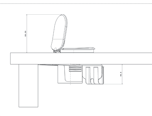 modulo scrivania acciaio con 1 presa standard tedesco 150475 modulo