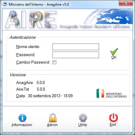 Terminata la configurazione, gli utenti autorizzati potranno accedere alle nuove funzionalità offerte dal client AnagAire v.5.