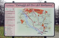 Da qui si raggiunge la foce del Morbasco, l Idrovora e Bosco ex Parmigiano. Si attraversa il piccolo centro seguendo le Vie Nolli e Roma sino a Via Bosconcello.