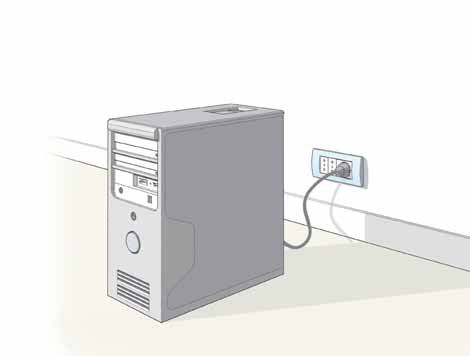 Figura 1 6 kv Senza SPD: - una sovratensione da 6 kv si abbatte sull alimentatore del server - si guasta irreparabilmente l isolamento elettrico tra i circuiti - si genera una scarica verso terra -