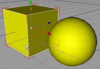 Passo 11: Facciamo la stessa cosa per l oggetto Cubo. Selezioniamolo e poi assegniamogli il materiale. Passo 12: Abbiamo un solo Materiale applicato a due oggetti.