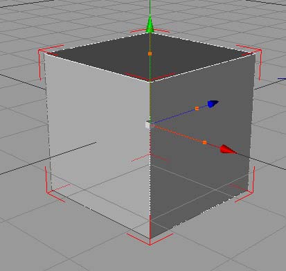 Passo 2: Un cubo apparirà al centro della